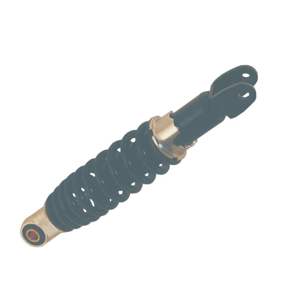 AMMORTIZZATORI 77520490 colore corpo: nero/cromo colore molla : nero interasse : 265 mm attacco sup. : ø 10 mm attacco inf.