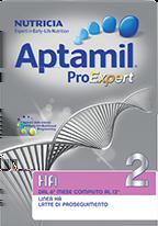 965 Aptamil ProExpert HA2 Dal 6 mese compiuto al 12 Latte di proseguimento DESCRIZIONE Aptamil ProExpert è una linea di prodotti formulati dai nostri Esperti per soddisfare i fabbisogni specifici dei