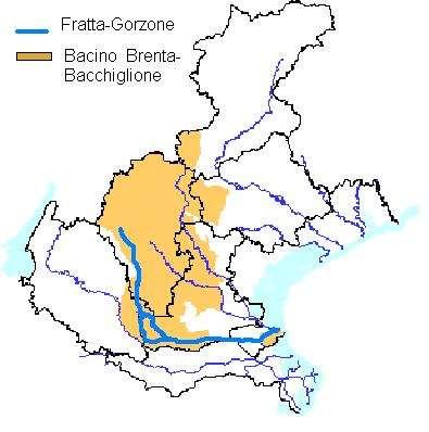 corpo idrico recettore Il Fratta Gorzone ricade nel