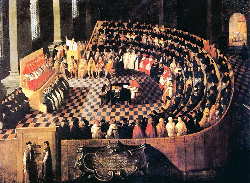 LA REAZIONE DELLA CHIESA: la Controriforma cattolica 1545: Il papa convocò il CONCILIO di Trento (assemblea dei