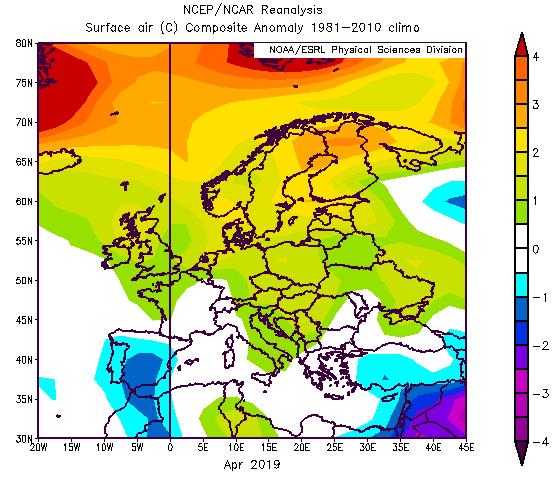 Il mese di maggio si è caratterizzato per essere stato molto più freddo del normale in una ampia area dell Europa centrale e meridionale in corrispondenza di una marcata ed estesa