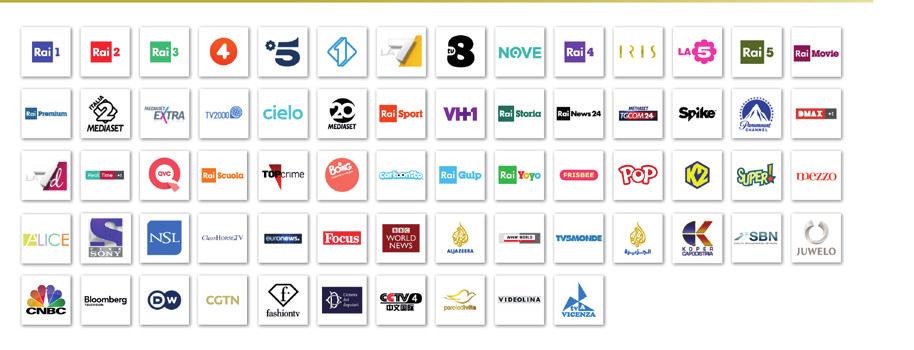 Telecomando universale per controllo decoder e apparecchio TV. Uscita HDMI + SCART.