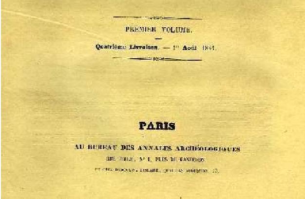 Annales archéologiques, dal