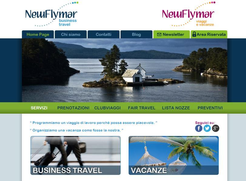 Il sito internet il sito di New Flymar non è una semplice vetrina, ma un vero e proprio tool di lavoro ricco di informazioni utili.