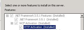 5 Nella pagina Funzionalità, selezionare le funzionalità seguenti. Funzionalità Funzionalità.NET Framework 3.5.NET Framework 3.5 (include.net 2.0 e 3.