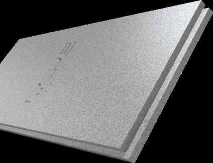 Greypor X30 B Consigliato per l isolamento di facciate ventilate e in copertura. Lastra tecnica stampata battentata su 4 lati.