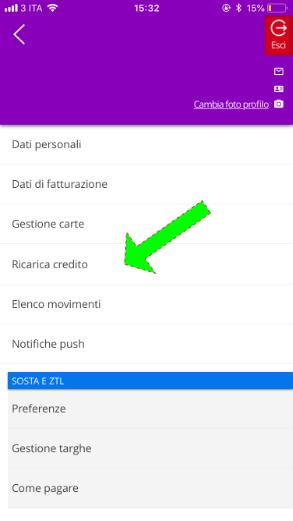 5. Ricarica credito Gli abbonamenti a prezzo ridotto devono essere acquistati direttamente dall app mycicero.