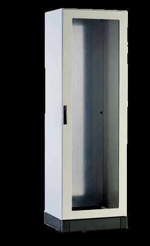 ARMADIO MONOBLOCCO CARATTERISTICHE struttura in lamiera di acciaio sp. 1,5 mm porta finestra in lamiera di acciaio sp.