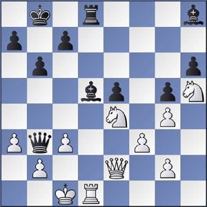 Rf1 Dh1+ 4Re2 gli scacchi sono finiti.