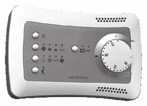 Termostatazione (ON-OFF) della/e valvola/e acqua. Possibilità di applicazione della sonda di minima TMM. Presenza LED di segnalazione funzionamento termostato. Potenza assorbita comando: 0,25 VA.