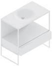 drawer Morphing/unit mobile sospeso con lavabo integrato