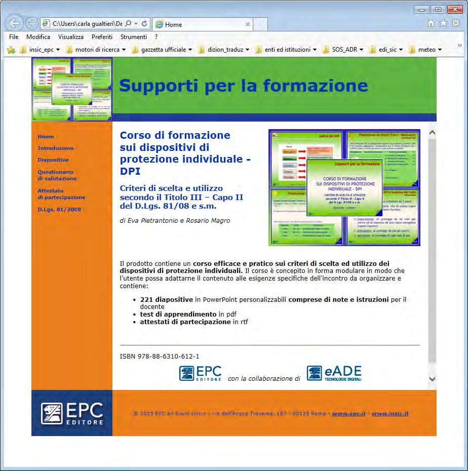 Guarda tutti i titoli in collana Visita il sito www.epc.