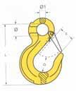 ACCESSORI GRADO 80 CODICE DIAMETRO CATENA (mm) PORTATA Kg MISURE PESO Kg CAMPANELLA OVALE A B D NC006-8 6 1600 110 60 14 0,34 NC007-8 7 2120 110 60 14 0,34 NC008-8 8 3150 110 60 16 0,53 NC010-8 10