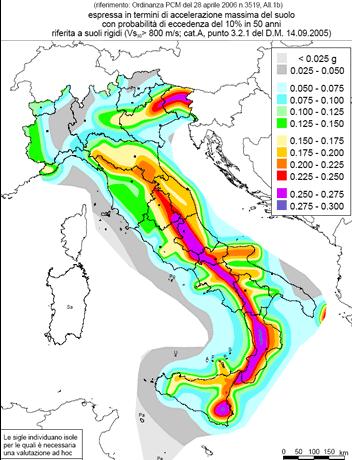 Rischio sismico Mappatura pericolosità e storico eventi simici in Italia 2.000+ Terremoti percepibili (magnitudo >2.
