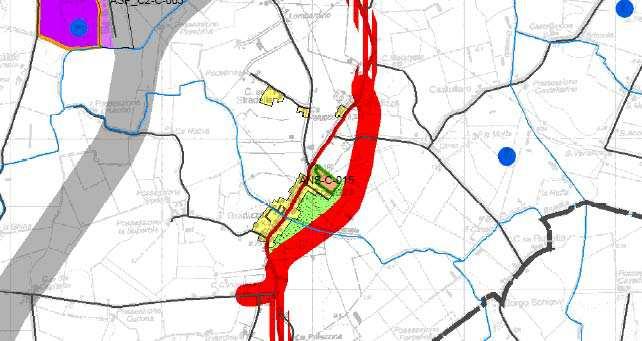 CIRCONVALLAZIONE GRADIZZA Stralcio Cartografico Descrizione Si tratta della realizzazione della circonvallazione del centro urbanizzato di Gradizza (Comune di Copparo) attraverso una bretella della