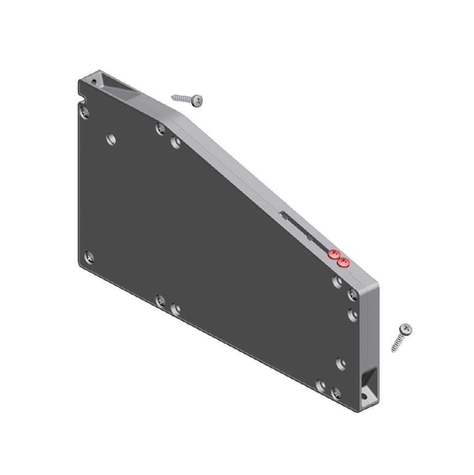 INSTALLAZIONE STEP 1 - passaggio cavo STEP 3 - fissaggio supporti STEP 2 -