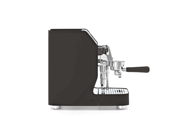 DOMOBAR JUNIOR The mid-range Domobar machine is ideal if you want the right balance between coffee dispensing and milk frothing.