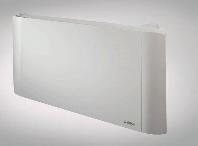 Bi2 smart SL smart Il ventilconvettore total flat. Nessuna antiestetica griglia frontale, totale integrazione con l edificio.