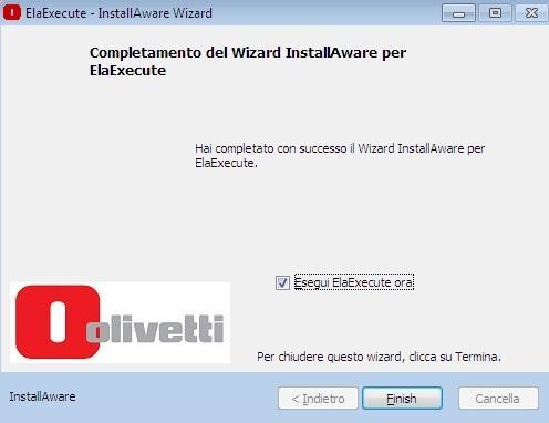 10/11 Se si desidera eseguire in questa fase il programma ElaExecute, lascire