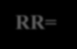 CALCOLO DEL RISCHIO RELATIVO (RR) Ammalati (M+) Non ammalati(m-) Totale Esposti a b a+b Non esposti c d c+d Numericamente l associazione tra fattore di rischio e malattia è misurata come