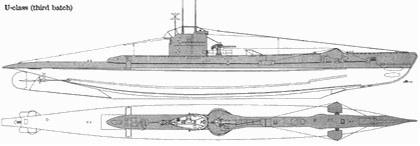 eu La classe britannica U era originariamente stata ideata come una serie di