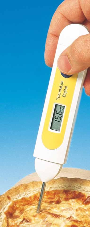 FOOD PROCESSING FOOD PROCESSING Termometri per il processo alimentare Selezionare la strumentazione adeguata per una corretta misurazione del processo alimentare è, per definizione, una operazione