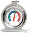 Termometro a colonna d alcol orrizzontale adatto per frigoriferi e congelatori.