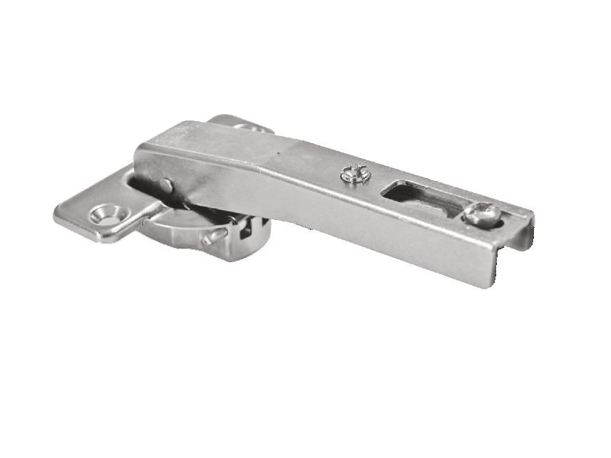 822 82 82 82 CERNIERE A CHIUSURA AUTOMATICA apertura 90 SELF CLOSING HINGES opening 90 822 L Per fissaggio su montante, foratura modulo 7x2 mm. tipo (L).