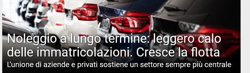 Li ha diffusi con una sua nota ANIASA (Industria Nazionale Industria dell'autonoleggio e Servizi Automobilistici), entrando nelle pieghe di un comparto che per la prima volta ha fruttato più di 3