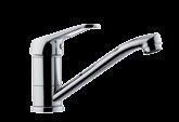 Single-lever wall mounted sink mixer, with "S" movable spout Linea Mono Acqua Single Water Line R 11 G M Miscelatore monocomando e monoacqua per lavabo o lavello, con bocca girevole.