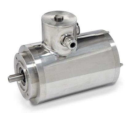 The corrosion resistance and hygiene characteristics of these motors are further guaranteed by the smooth outer housing and laser-engraved