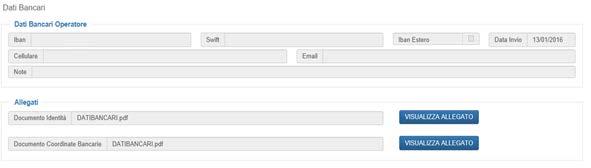 Figura 8 Anagrafica Dati Bancari In questa maschera sarà