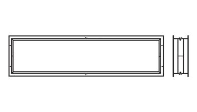 Accessori GAV Giunto antivibrante Giunto antivibrante da installare in mandata e/o aspirazione, composto da doppia cornice in lamiera zincata e da un giunto flessibile in PVC.
