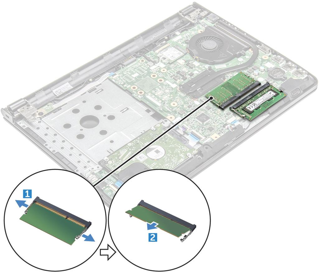 b) tastiera c) Unità ottica d) Batteria 5. Seguire le procedure descritte in Dopo aver effettuato gli interventi sui componenti interni del computer.