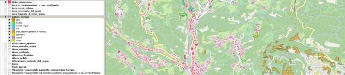 Filippo Gagliano La dell armatura verde del territorio 2 Piano del lavoro id Shape categoria Lunghezza m 1 polyline sentieri 385 2 polyline strade principali 5 3 polyline trazzere 1456 4 polyline