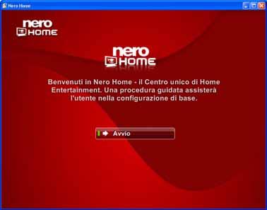 Nella schermata di inizio di Nero Home, fare clic sull'icona di menu Impostazioni. Viene visualizzata la schermata principale Impostazioni. 2.