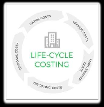 Life cycle assessment LCA Life cycle costing analysis LCC LCA valuta gli impatti ambientali generati da un