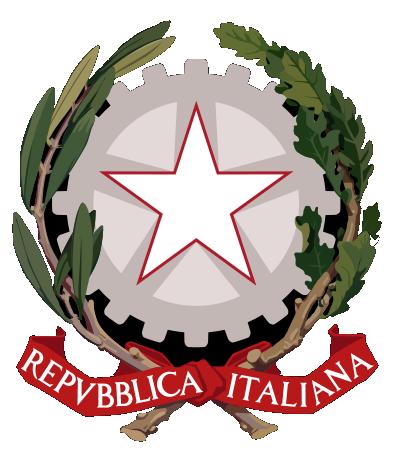 La stella bianca, a cinque raggi, bordata di rosso rappresenta l Italia.