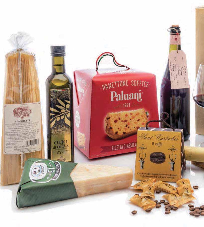 cod. 130 34 00 strenne Strenna selezione n.4 valigetta in cartone rigido con manici PANETTONE PALUANI gr.