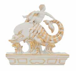 Mythological horse figurine h cm 22 in.