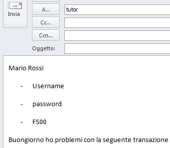 7. COME SCRIVERE AL TUTOR Quando si va a contattare il tutor è consigliabile farlo secondo una consolidata procedura, creata con il fine di velocizzare le correzioni e quindi fare in modo di avere un