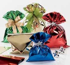 BUSTE PER CONFEZIONI REGALO METALLIZZATO LUCIDO Buste colorate per il confezionamento di regali.