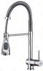 with cylindrical hand-shower with adjustable spray SK 177CR