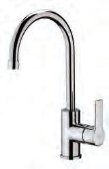 con canna orientabile One-hole sink mixer with