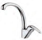 canna tubo orientabile One-hole sink mixer with tube swivelling spout ND 182CR Miscelatore