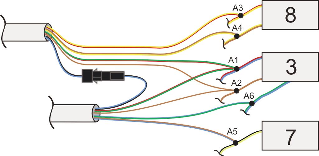 crimpatura tramite nastro isolante nero C) Crimpare lo splice tramite una pinza specifica 5.