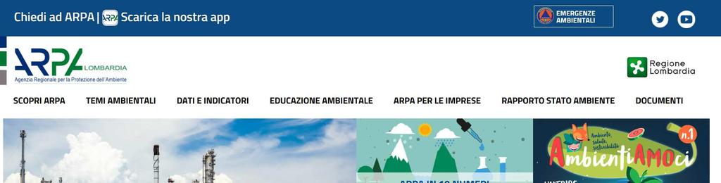 Relazioni triennio 2014-2016 http://www.arpalombardia.it/pages/acque-superficiali/rapporti-annuali.