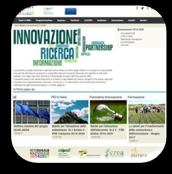 Approccio PEI AGRI: Modello di innovazione interattiva: centralità di problemi/opportunità;
