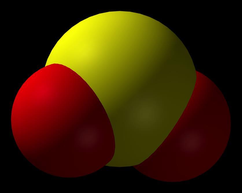 SO2 Il Biossido di Zolfo SO 2, ad esempio, ha origine dall ossidazione dello Zolfo contenuto nei combustibili