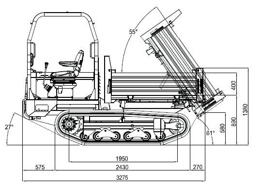 CARATTERISTICHE TECNICHE Modello Costruttore Modello Motore Potenza kw (cv) / giri/min.